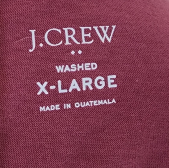 J Crew Light Plum Long Sleeve T-Shirt Size XL - Picture 6 of 6